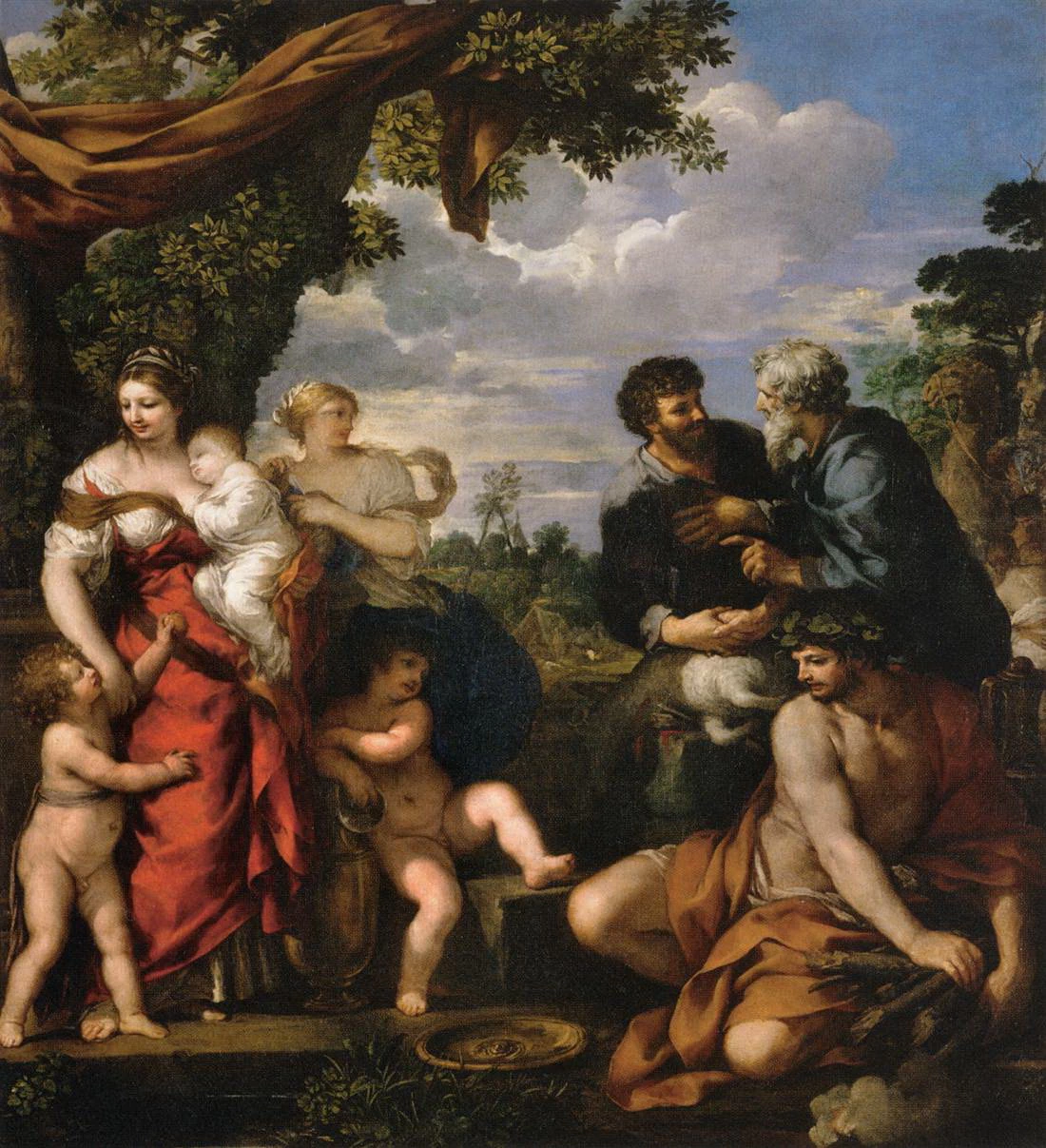 L'Alleanza di Giacobbe e Labano - Louvre Parigi